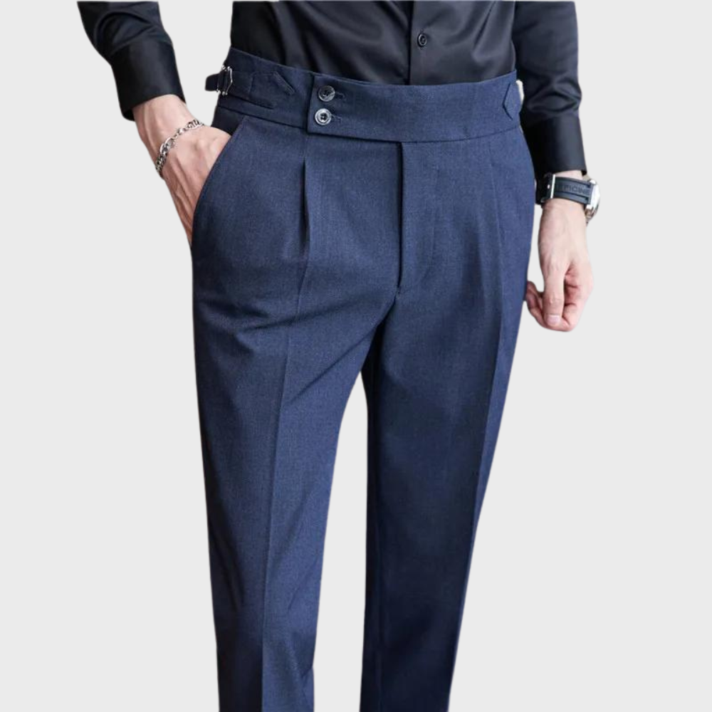 Alaric | Hose mit hohem Bund Stilvoll bequem und pflegeleicht