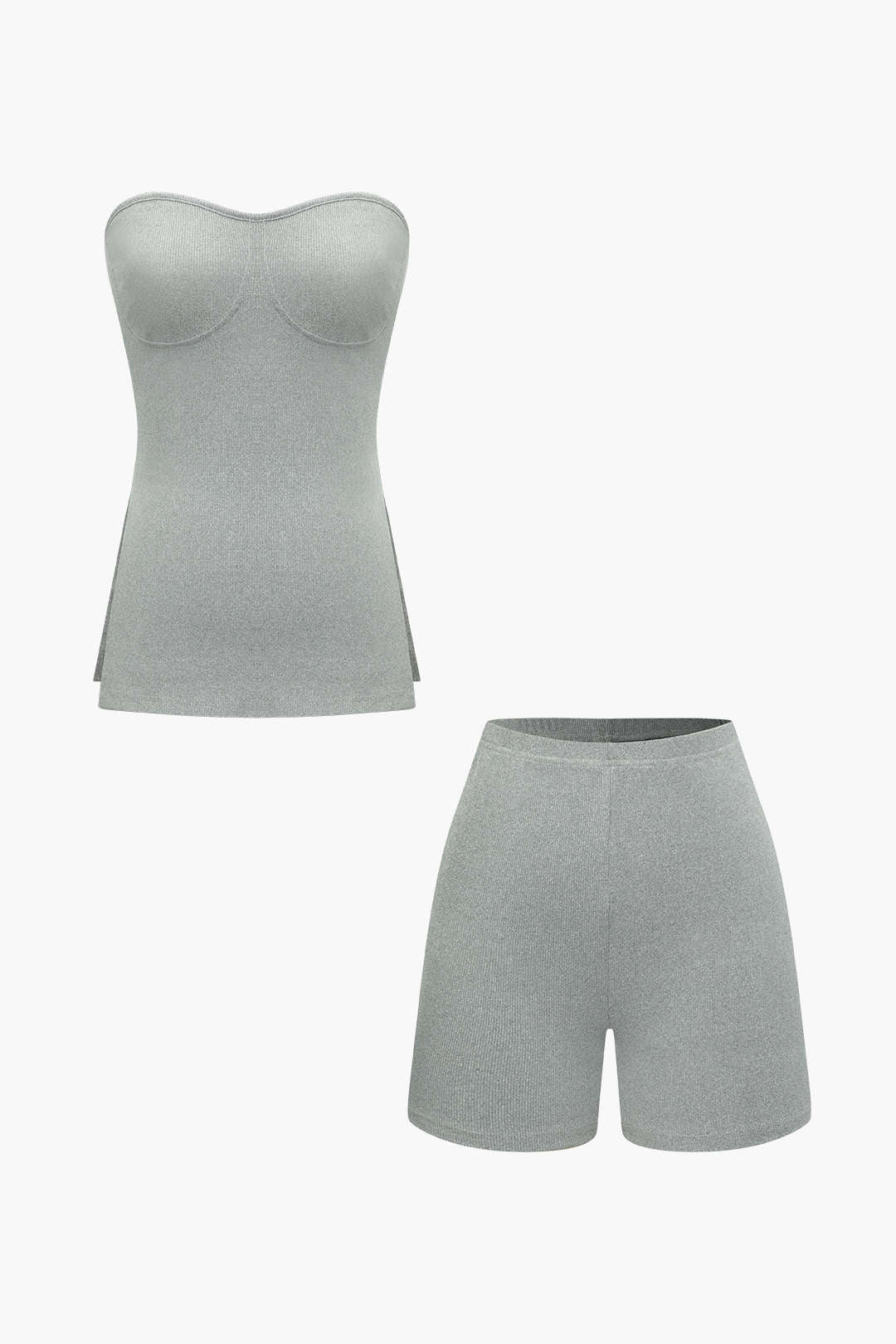 Athena | Elegantes Zweiteiler-Set mit Bustier-Top & Shorts