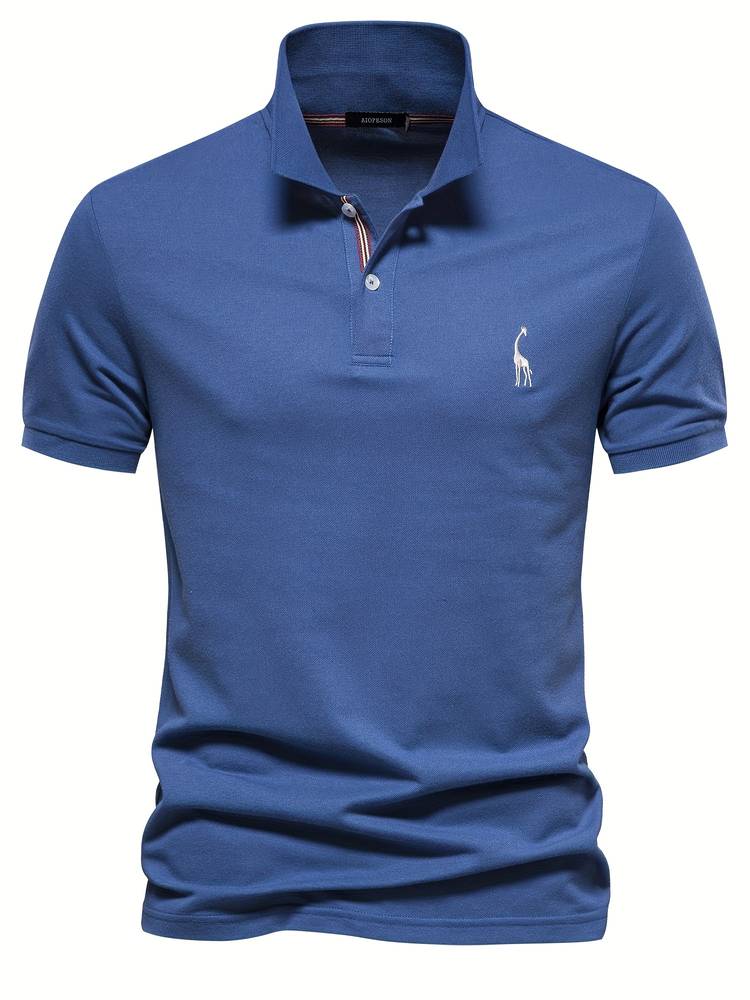 Noah | Slim Fit Klassisches Poloshirt mit sportlichem Kragen-Detail