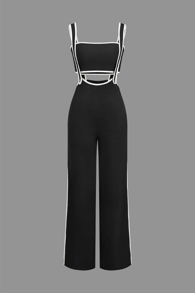 Sabine | Zweiteiler mit Kontrastdetails & Figurschmeichelndem Design