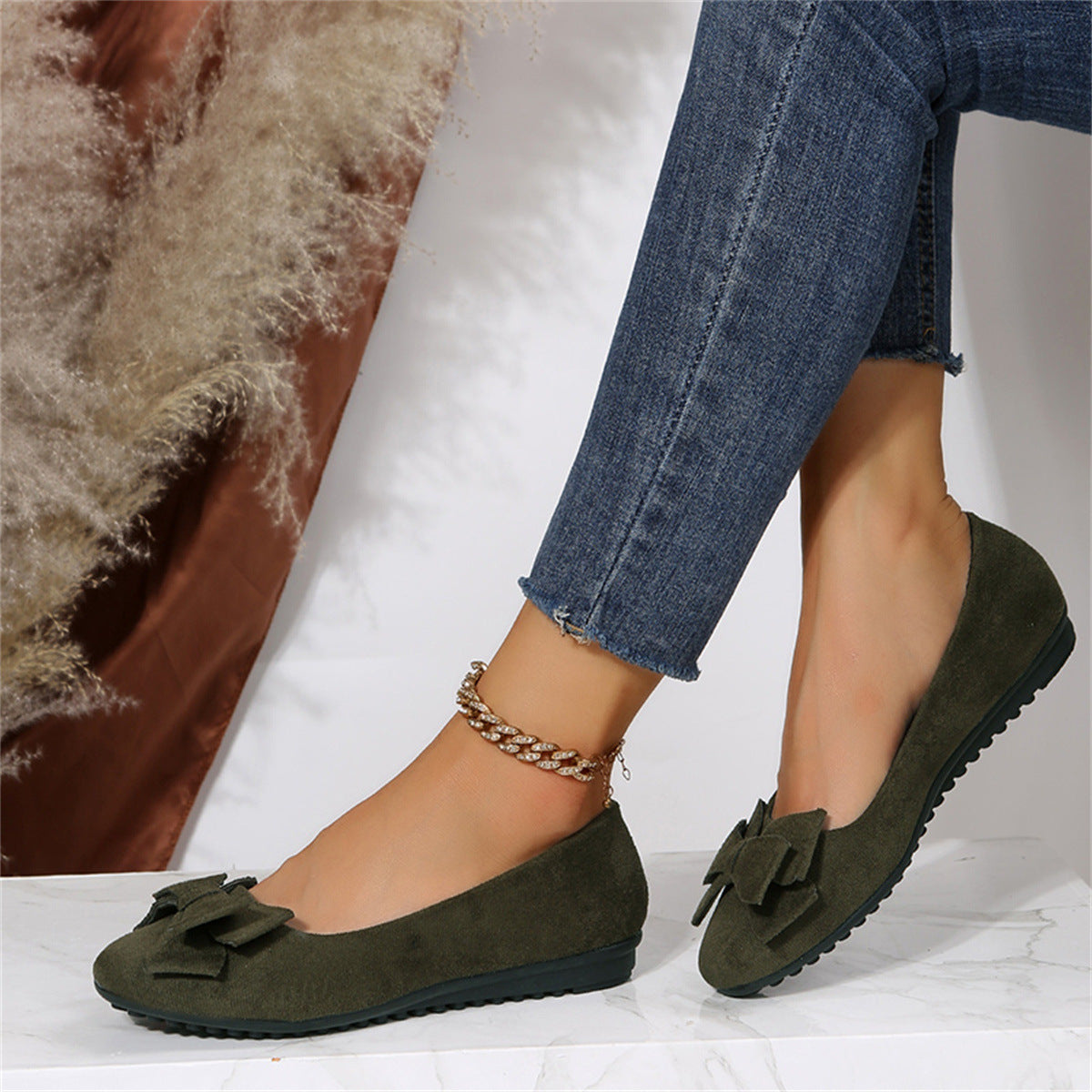 Elegante Ballerinas mit Schleife – Bequem & Stilvoll