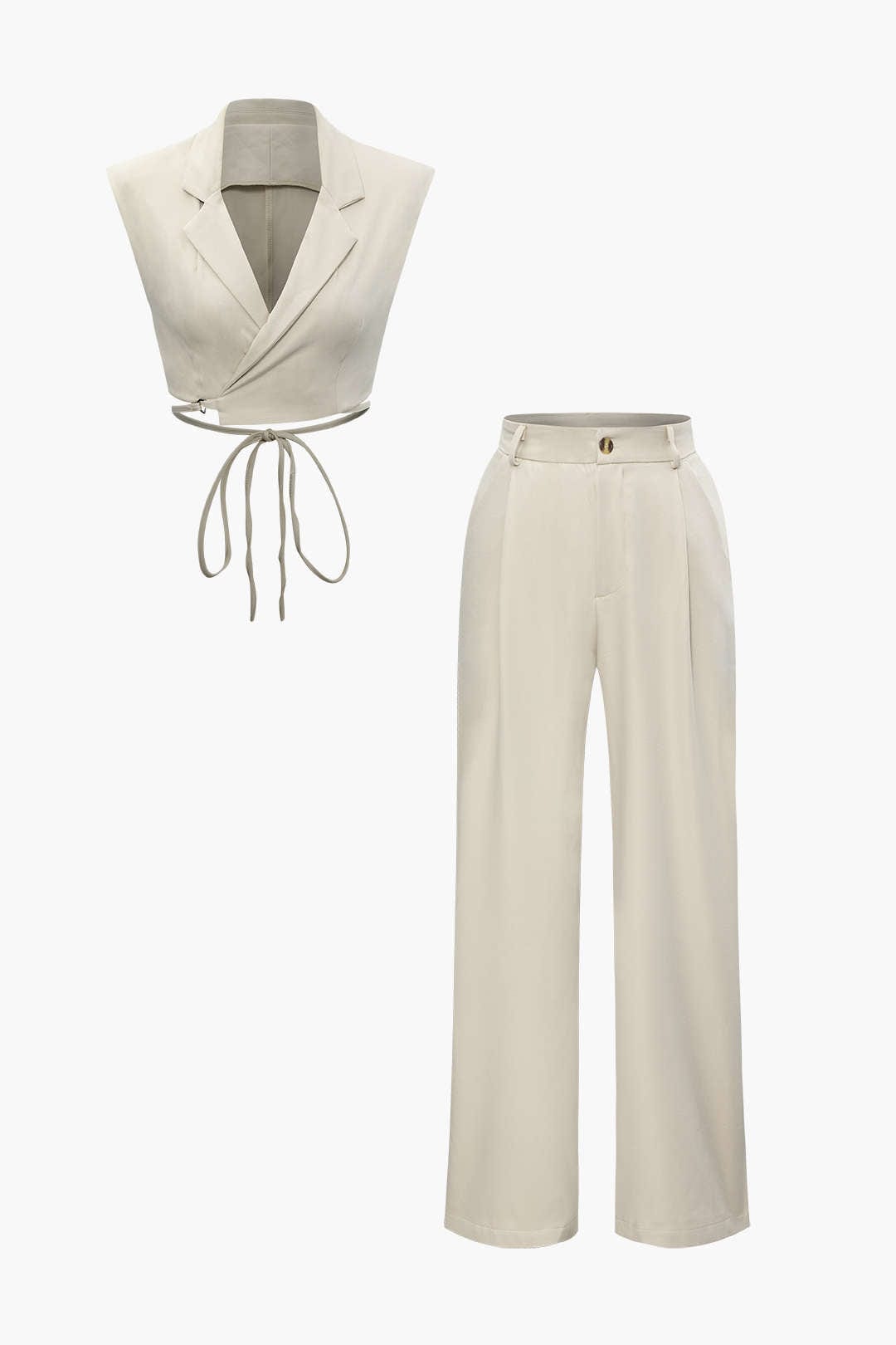 Mira | Elegantes Zweiteiler-Set mit Cropped-Top