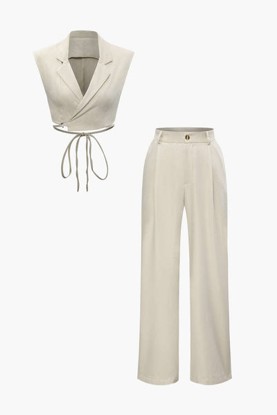 Mira | Elegantes Zweiteiler-Set mit Cropped-Top