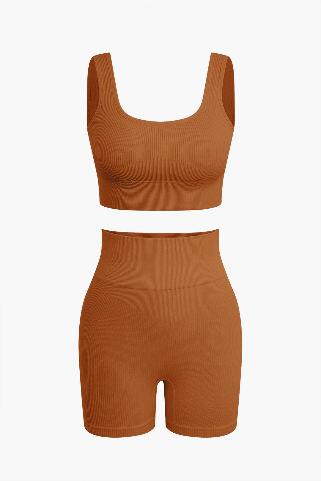 Elaine | Nahtloses Sport-Set mit Crop-Top & Yoga-Shorts