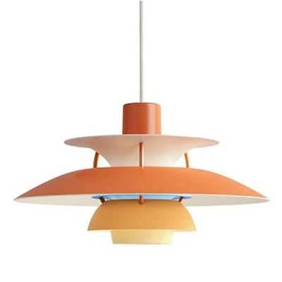 MaxMosaic | Moderne Schatten LED Hängelampe Buntes Metall Wohn/Schlafzimmer/Esszimmer Zendoo.de