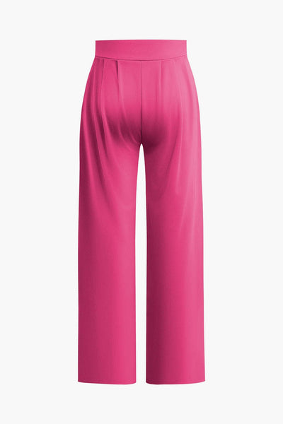 Luna | Elegantes Zweiteiler-Set mit Crop-Top & Palazzo-Hose