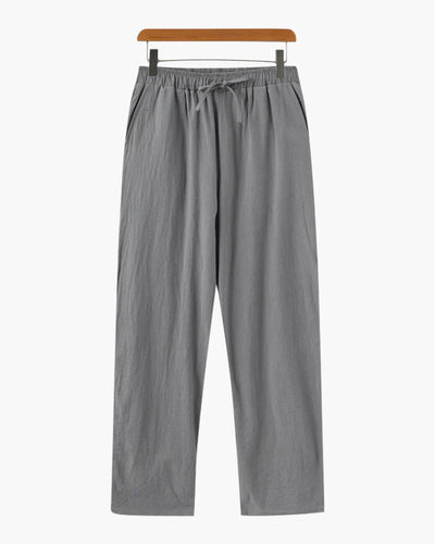 Jose | Loose Fit Sommer Leinenhose mit Kordelzug