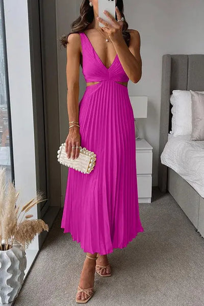 Kesley | Elegant Plissee-Kleid Zendoo.de