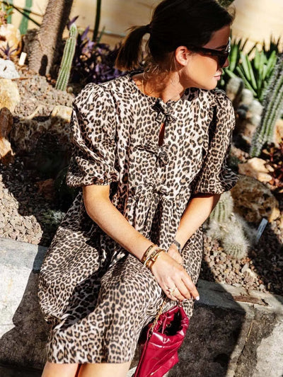 Chiara | Leoparden Kleid Zendoo.de