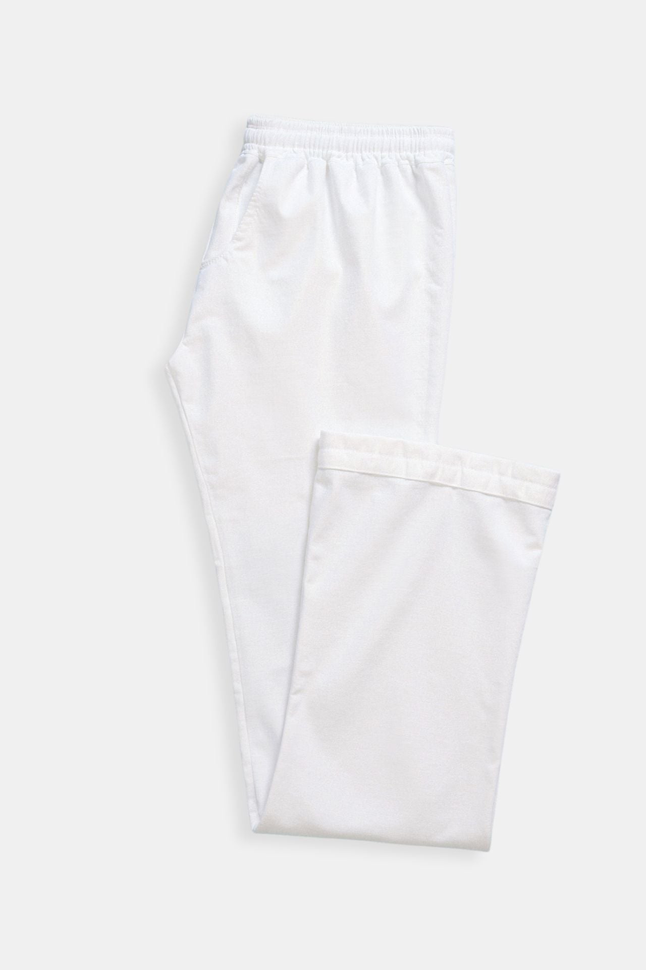 Leonardo | Herren-Loungebundhose in Weiß mit Kordelzug