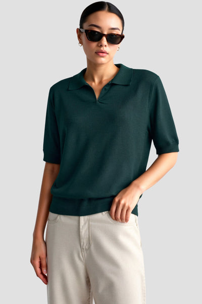 Poloshirt mit kurzen Ärmeln