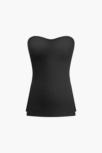 Athena | Elegantes Zweiteiler-Set mit Bustier-Top & Shorts
