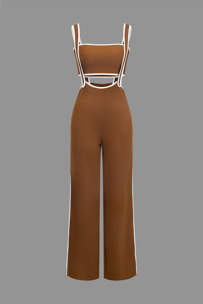 Sabine | Zweiteiler mit Kontrastdetails & Figurschmeichelndem Design