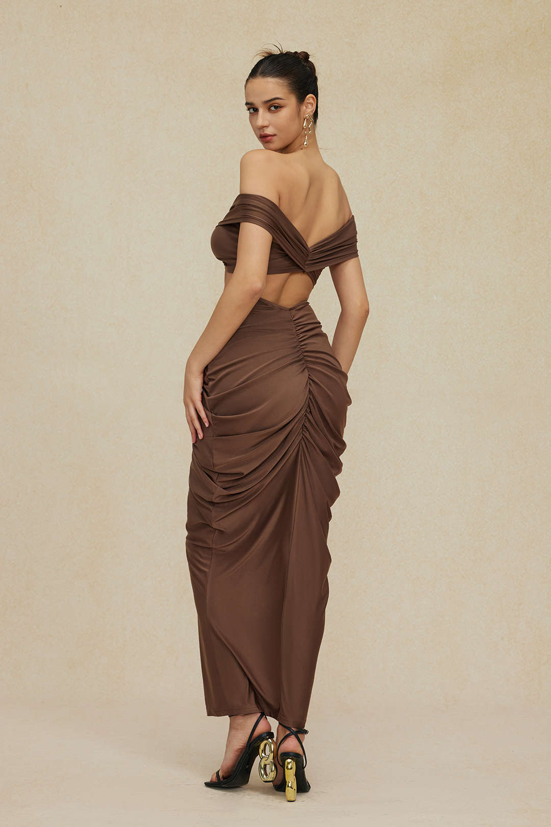 Desiree | Elegantes Off-Shoulder-Set mit Drapierung