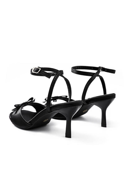 Luvé | Elegante Schwarze Sandaletten mit Absatz – Stilvoll & Feminin