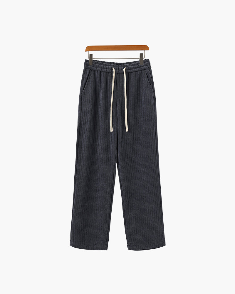 Leonardo | Herren Cordhose mit weitem Bein & Kordelzug