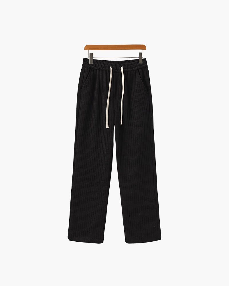 Leonardo | Herren Cordhose mit weitem Bein & Kordelzug