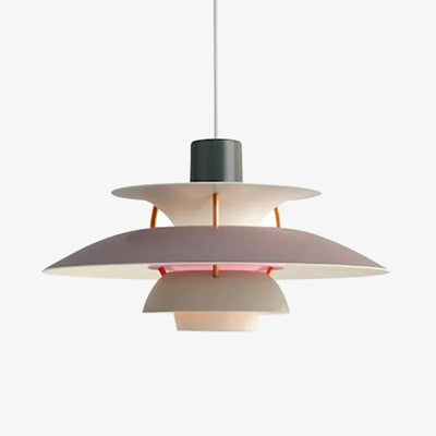 MaxMosaic | Moderne Schatten LED Hängelampe Buntes Metall Wohn/Schlafzimmer/Esszimmer Zendoo.de