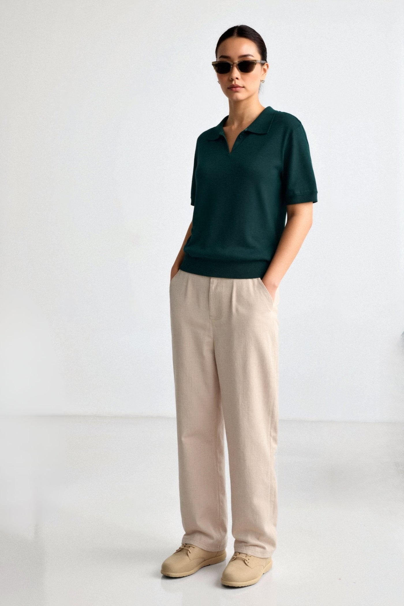 Poloshirt mit kurzen Ärmeln