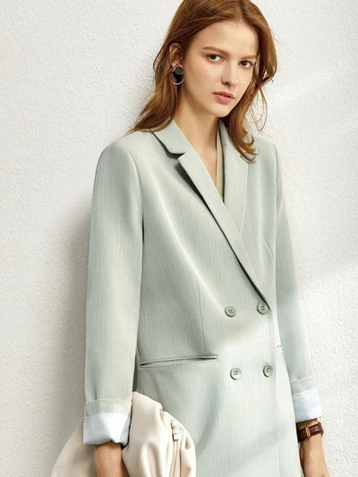 Kirsten | Vielseitiges Blazer und Schmalgeschnittenes Hosen Set mit Knöchellänge