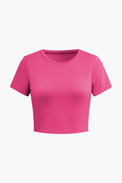 Luna | Elegantes Zweiteiler-Set mit Crop-Top & Palazzo-Hose