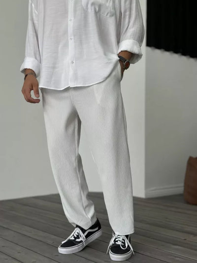 Don | Moderne Hose mit Rippstruktur