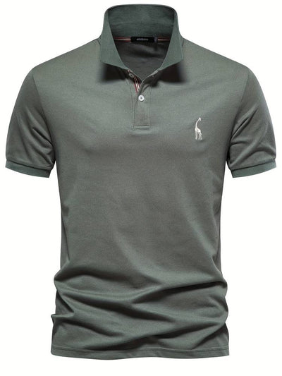 Mateo | Slim Fitted Klassisches Poloshirt mit dezentem Kragendetail