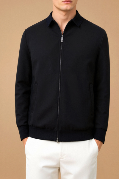 Enzo | Elegante Herrenjacke in Schwarz