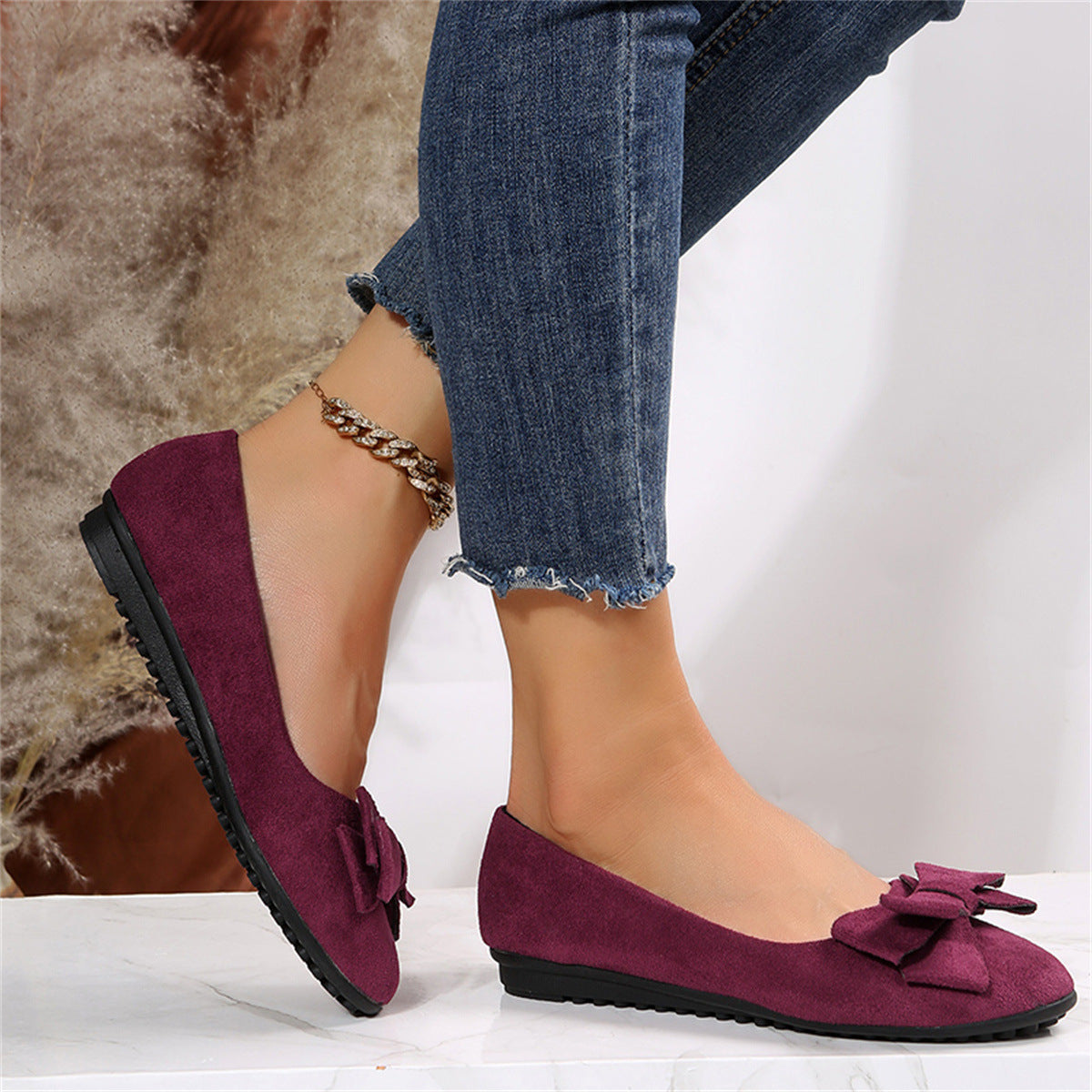 Elegante Ballerinas mit Schleife – Bequem & Stilvoll