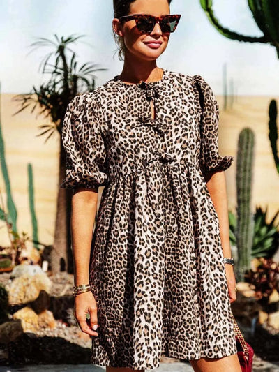 Chiara | Leoparden Kleid Zendoo.de