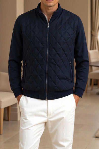 Leonardo | Elegante Herrenjacke mit Steppmuster