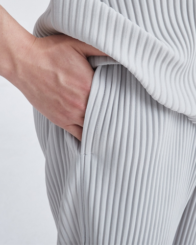 Robert | Lockere Passform Elastischer Bund Baumwoll-Rippstrick-Hose