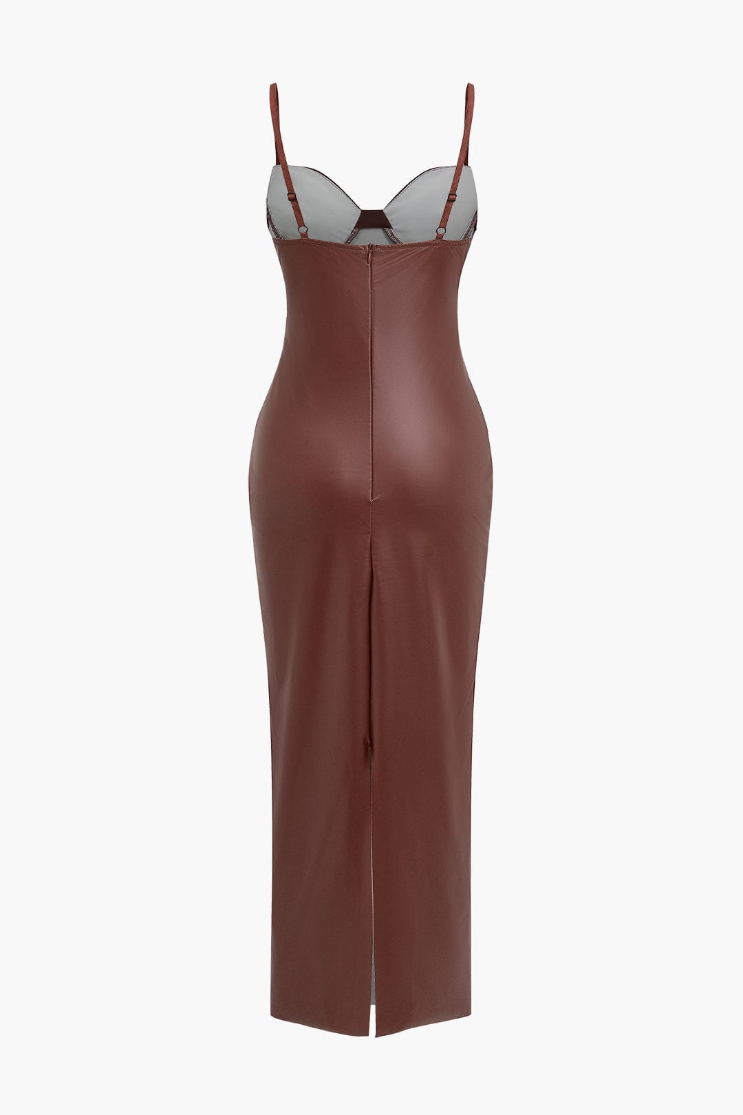 Sophia | Verführerisches Leder-Maxikleid – Sexy & Elegant