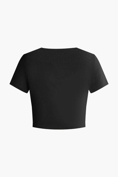 Luna | Elegantes Zweiteiler-Set mit Crop-Top & Palazzo-Hose