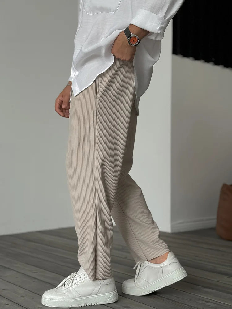 Don | Moderne Hose mit Rippstruktur