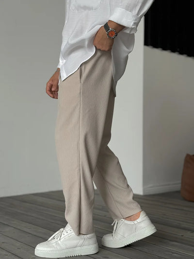Don | Moderne Hose mit Rippstruktur