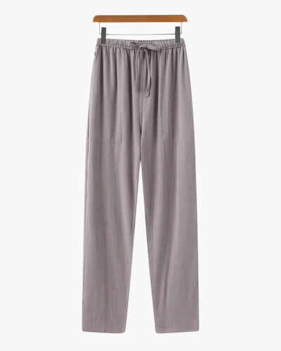Adrian | Leichte Slim Fit Herren Sommer Leinenhose mit Kordelzug