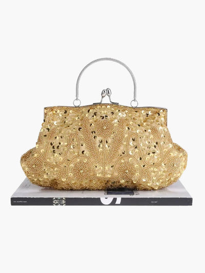 Adina | Vintage-inspirierte, bestickte Handtasche