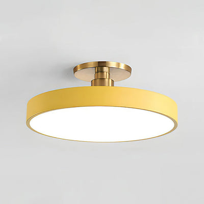 LuxLume | Moderne LED-Deckenleuchte mit edlen Goldakzenten