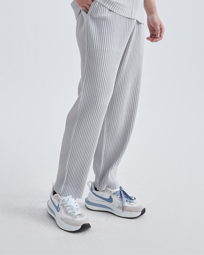 Robert | Lockere Passform Elastischer Bund Baumwoll-Rippstrick-Hose