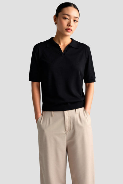 Poloshirt mit kurzen Ärmeln