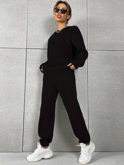 Lea | Trendy Chic Training Anzug [Pullover+Hosen] Zendoo.de
