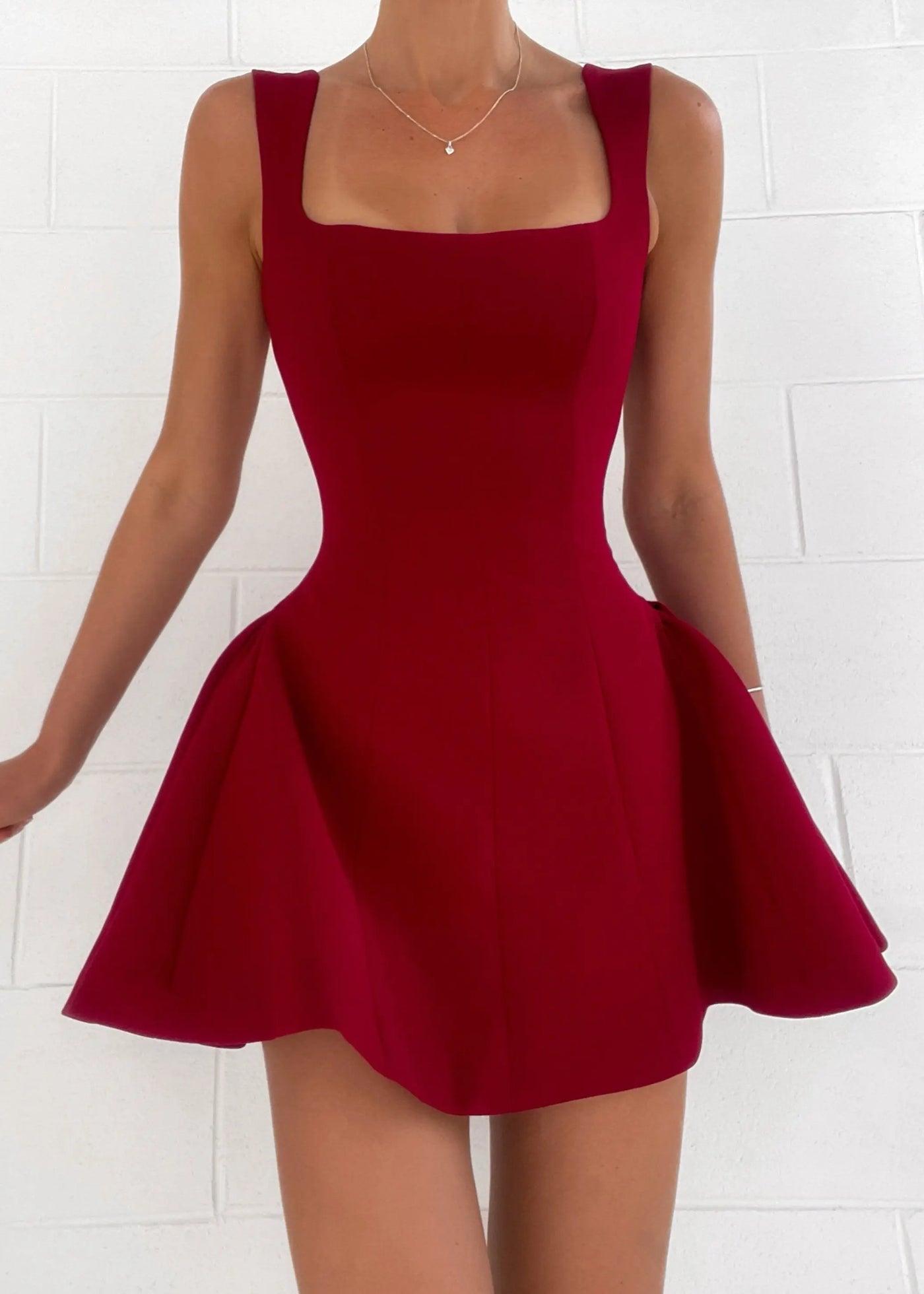 Vivienne | Kleid - Karmesinrot Zendoo.de