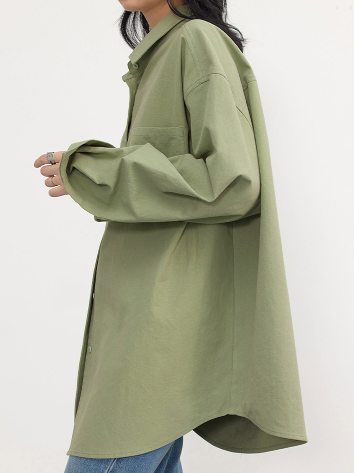 Oversized Damen Bluse in Altrosa – Locker, Elegant & Vielseitig