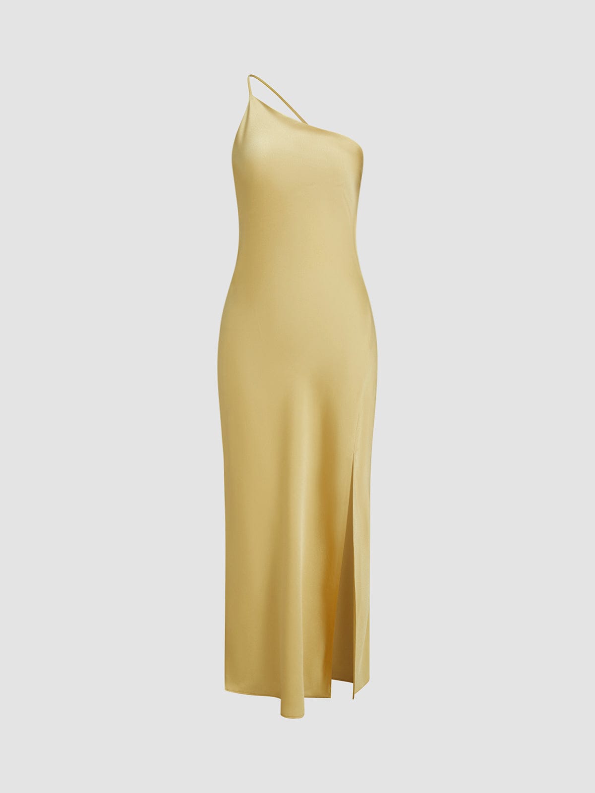 Katharina | Elegantes Rückenfreies Satinkleid für Hochzeit und Party