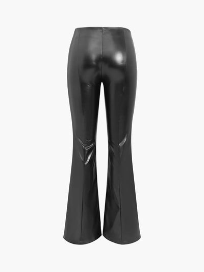Emilia | Ausgestellte Flair-Hose mit Reißverschlüssen Zendoo.de