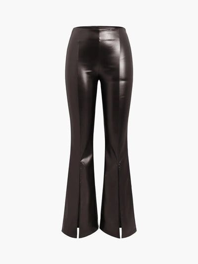 Emilia | Ausgestellte Flair-Hose mit Reißverschlüssen Zendoo.de