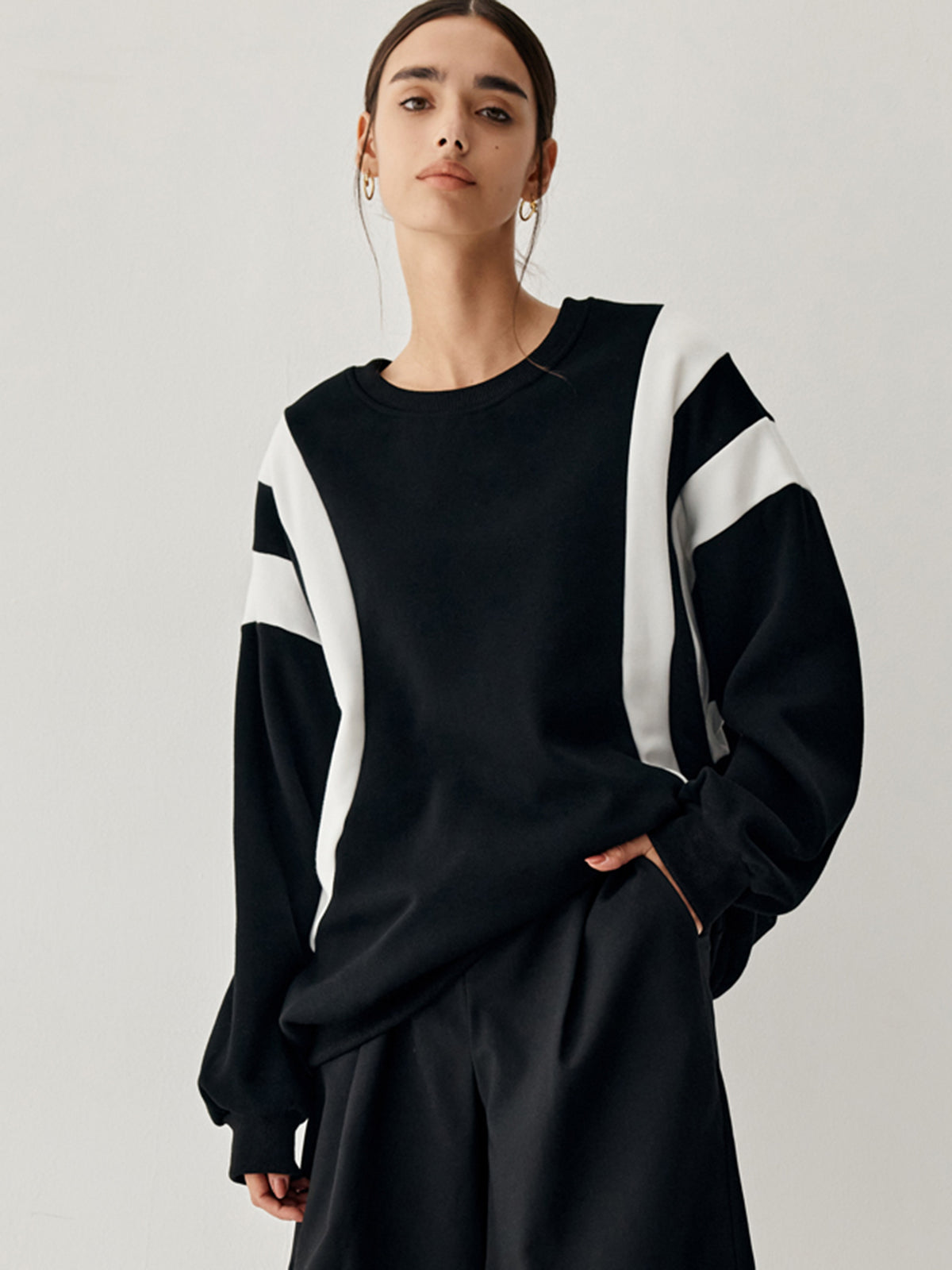 Fay | Seitenstreifen Pullover