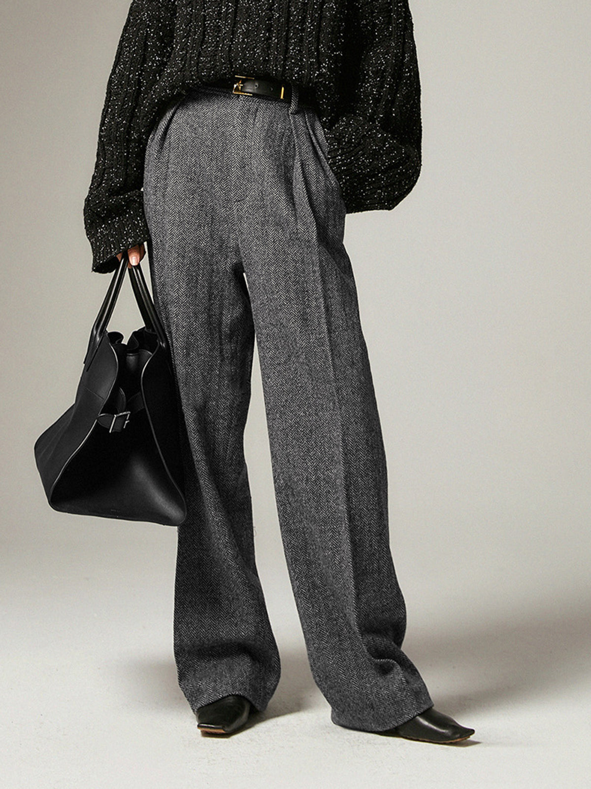 Xenia | Graue Chino Hose Everyday Comfort