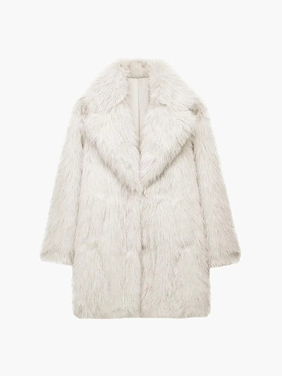 Macy | Weicher Kunstpelz-Mantel im Oversize-Look Zendoo.de